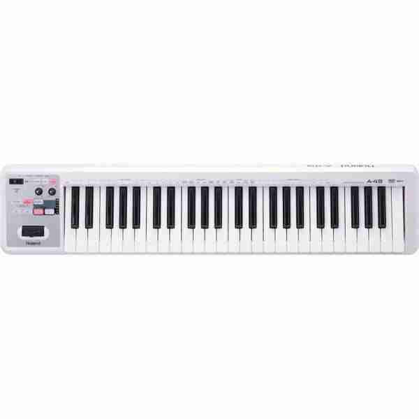 Roland A-49 Tastiera MIDI Controller, Bianca