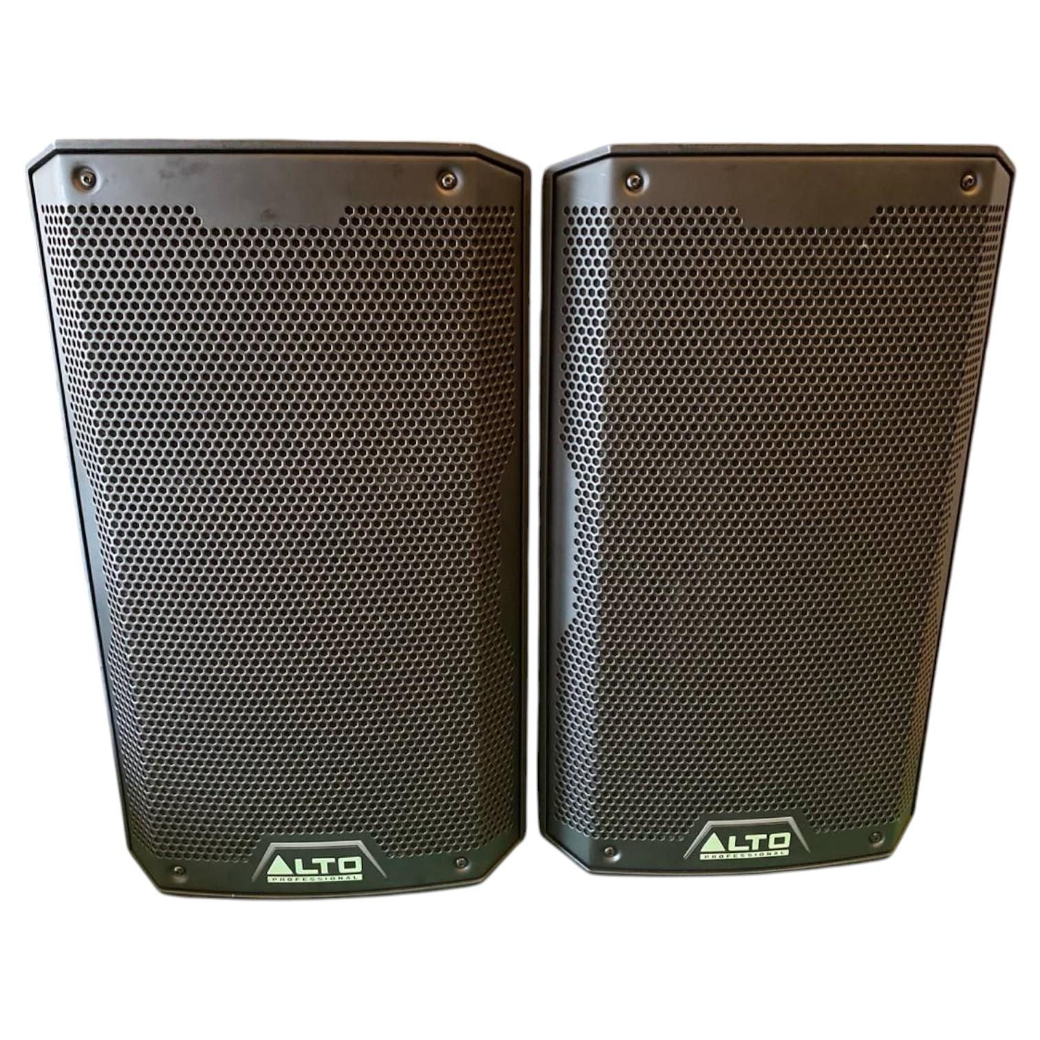 Alto TS408 Coppia Diffusori Amplificati Usato 1 Coppia di diffusori PA Alto Professional con griglia frontale e logo