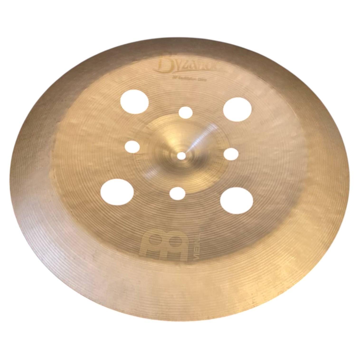 Meinl Byzance Vintage China 20 USATO 1 Piatto Meinl Byzance con fori circolari e tornitura concentrica, foro centrale di montaggio